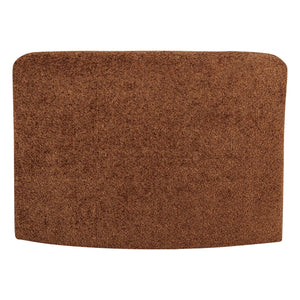 WOOOD Mojo Base eetbank hoek met rugleuning wollig Roestbruin