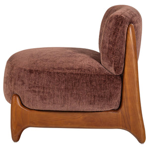WOOOD Runi fauteuil Paars/Bruin