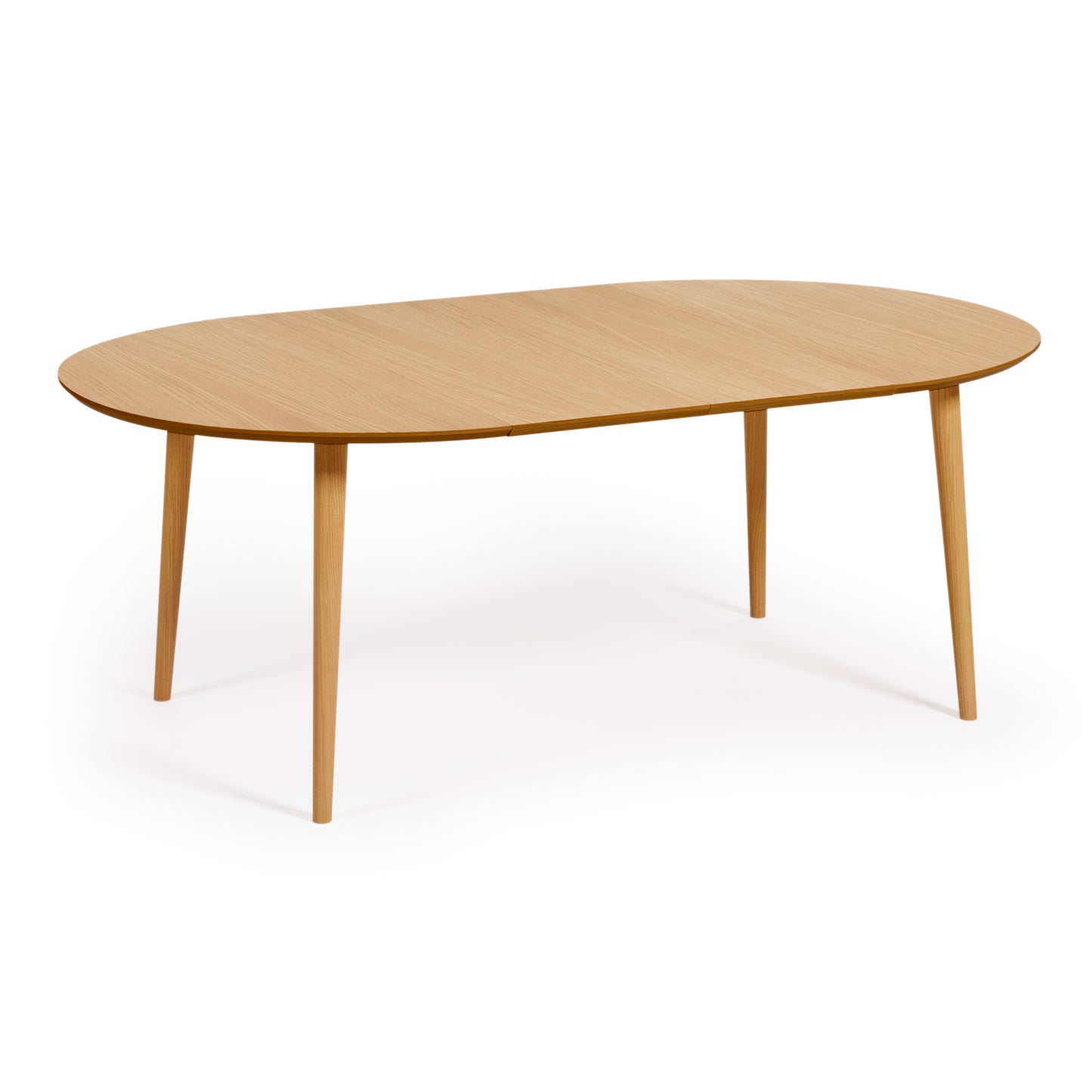 Kave Home Oqui eettafel uitschuifbaar rond Ø120 cm Natural