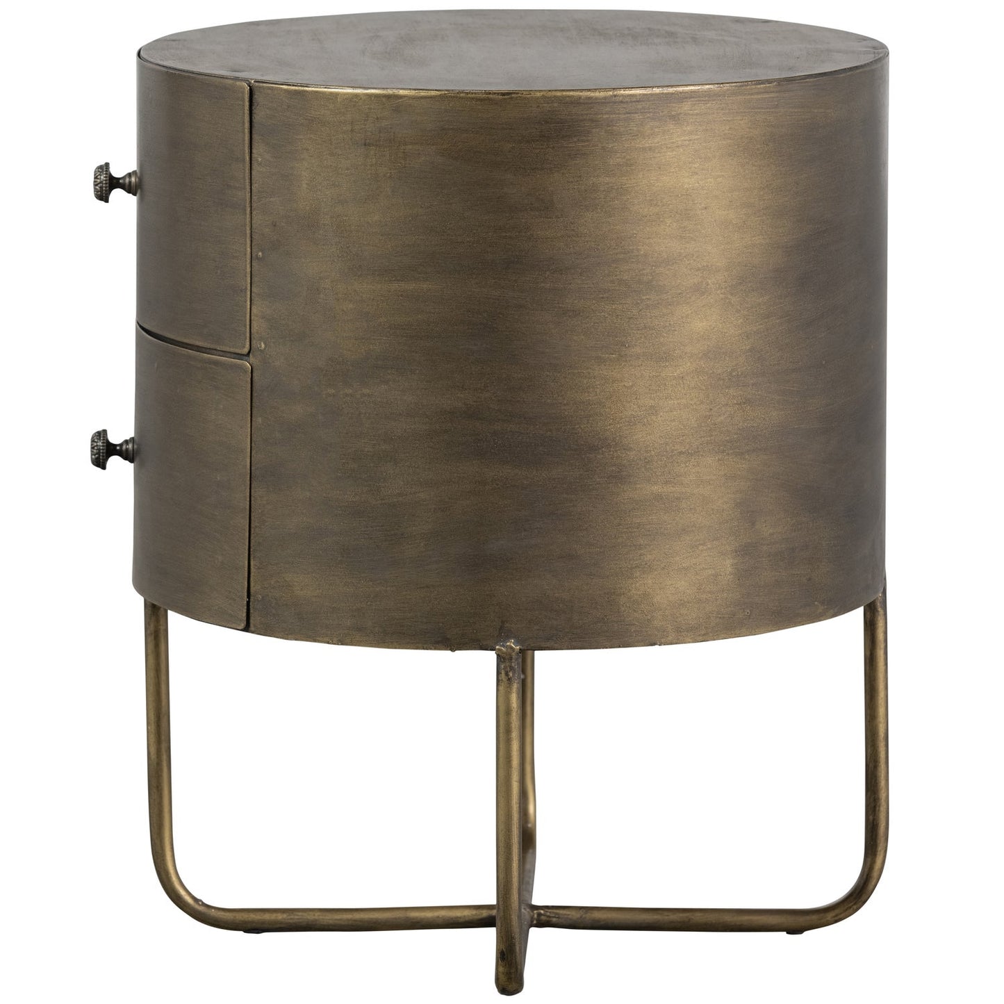 WOOOD Glossy nachtkastje Antique Brass