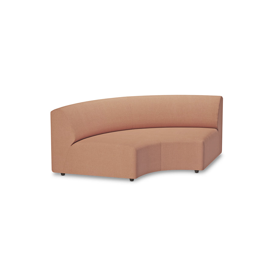 HKliving Jax bank round Linen Dusty Rose