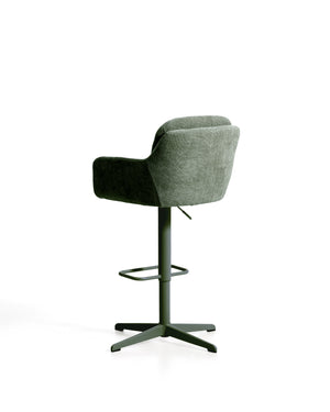 Kave Home Lexa verstelbare barkruk Green