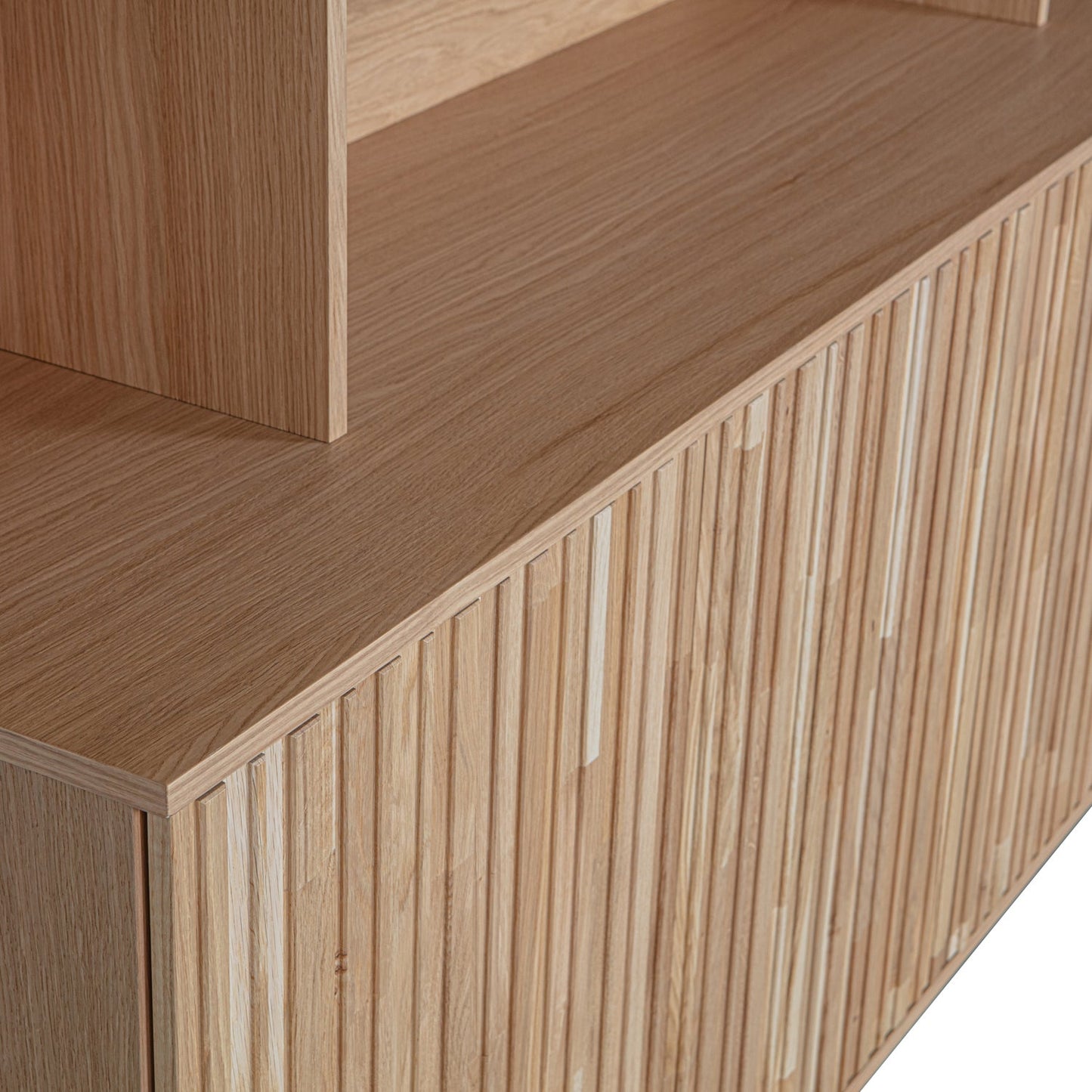 WOOOD Gravure wandkast Naturel