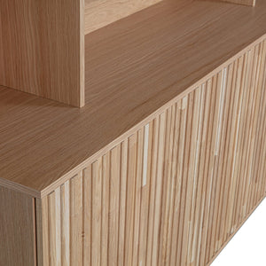 WOOOD Gravure wandkast Naturel