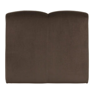WOOOD Mojo 1-zits bank velvet Bruin