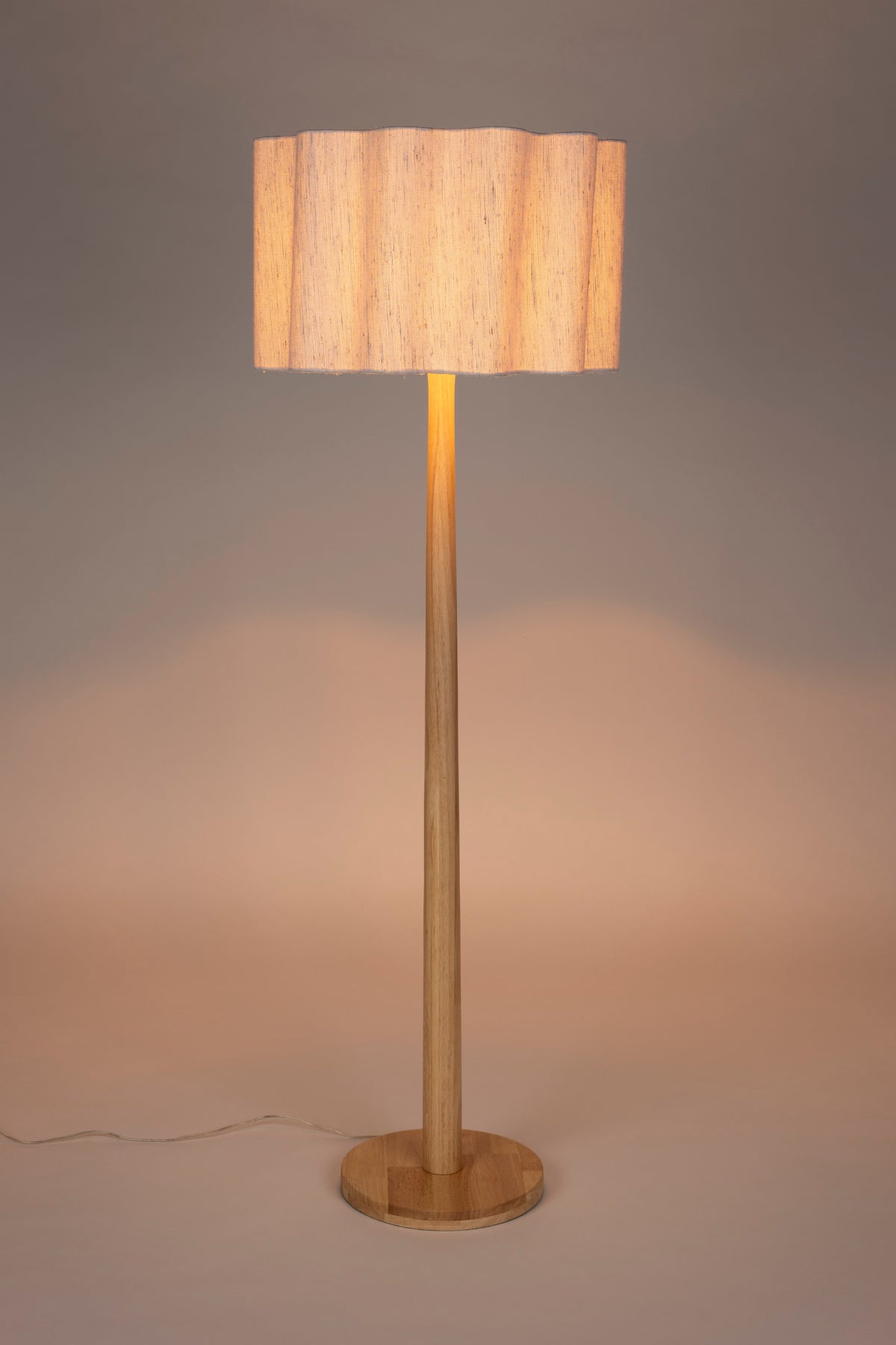 Dutchbone Scallop vloerlamp Naturel