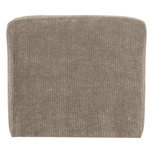 WOOOD Mojo Base 1-zits bank rib Donkerzand