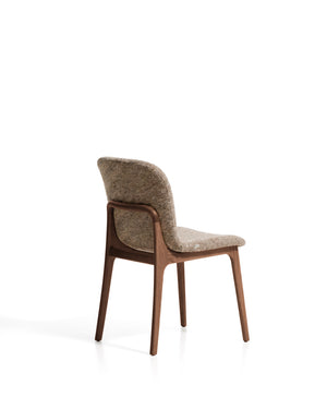 Kave Home Elnor eetkamerstoel Brown