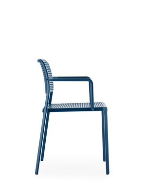 Kartell Audrey tuinstoel met arm Blauw