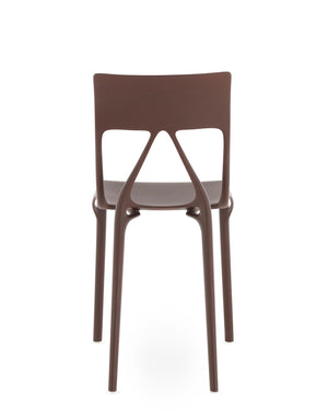 Kartell A.I. Lite eetkamerstoel Mokka