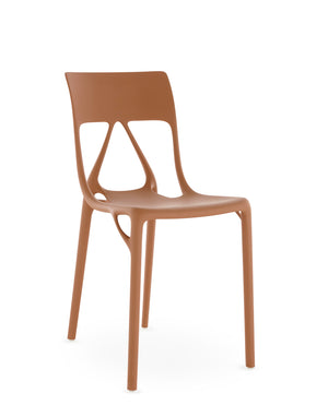 Kartell A.I. Lite eetkamerstoel Bruin