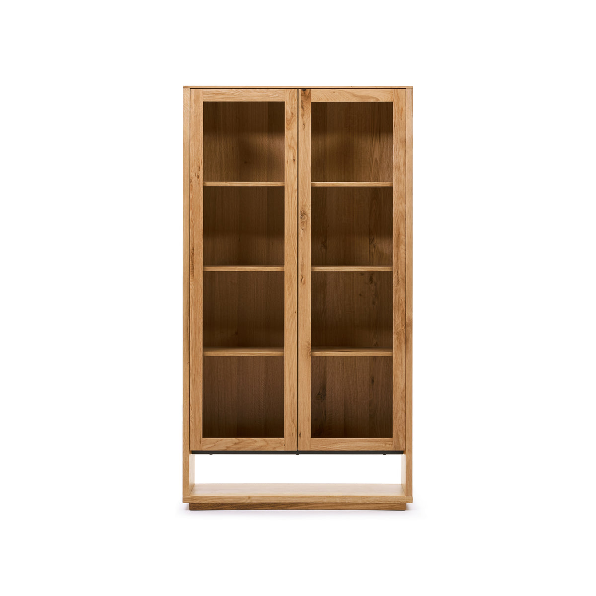 Kave Home Alguema vitrinekast 185 x 100 cm Naturel