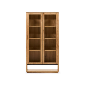 Kave Home Alguema vitrinekast 185 x 100 cm Naturel