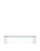 Kave Home Adularia salontafel 140x60 cm Transparant