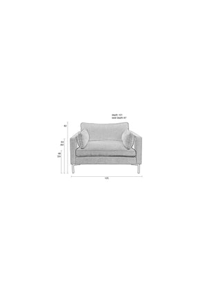 Zuiver Summer fauteuil Anthracite
