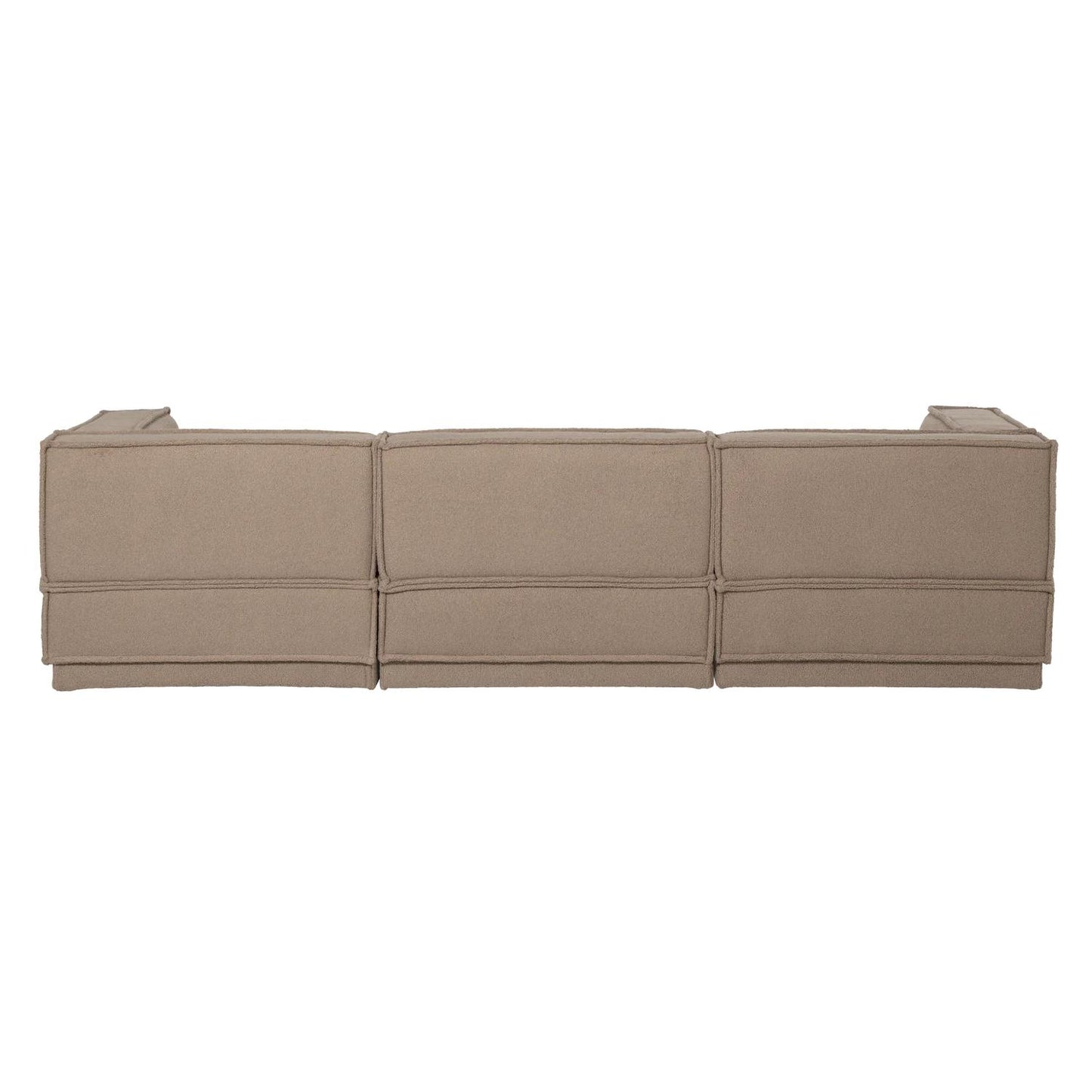 WOOOD Manu 3-zitsbank chaise longue rechts Taupe