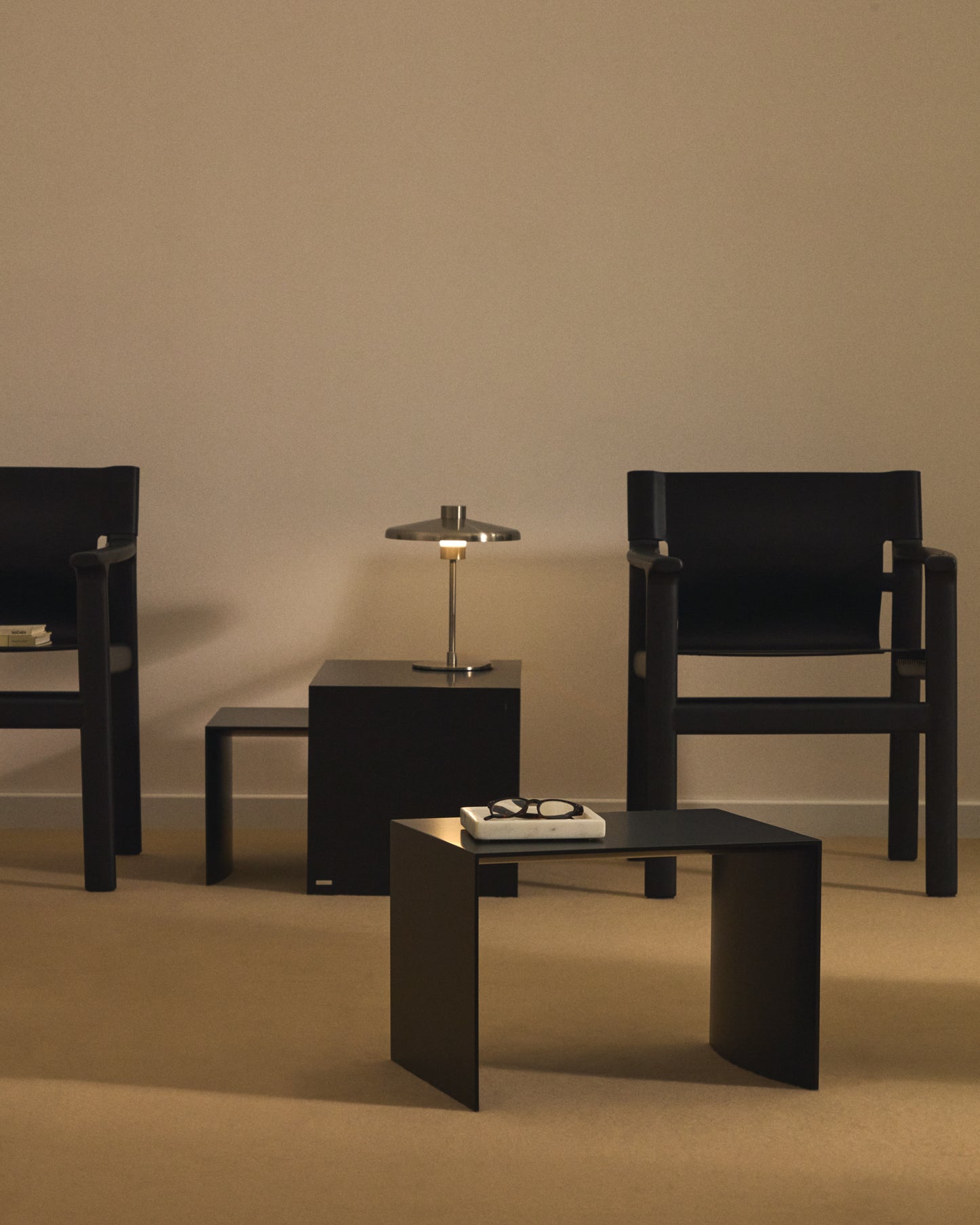 Kave Home Litto bijzettafel set van 3 Black