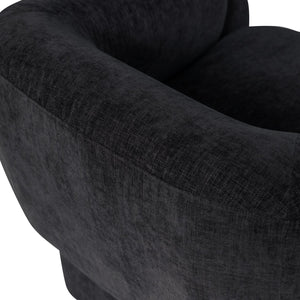 WOOOD Moru fauteuil chenille Denimblauw