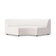 HKliving Jax bank round Boucle Cream