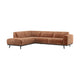 WOOOD Statement hoekbank links Chenille Velvet Terra