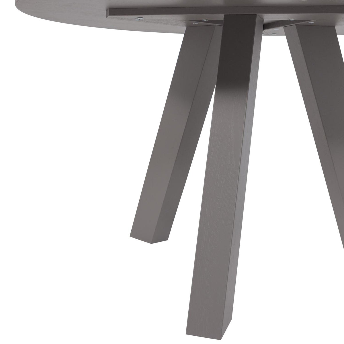 WOOOD Rhonda eettafel Ø129 cm Warmgrijs