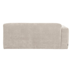 WOOOD Mojo Base 2-zits bank arm links rib Ecru