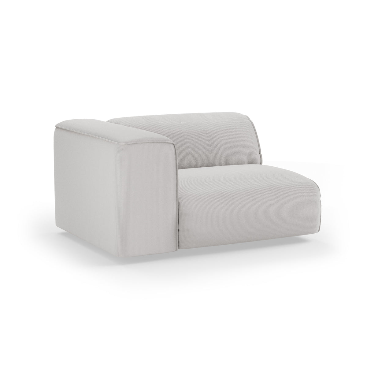 HKliving Flake bank left 1,5-seat Corduroy Rib Cream