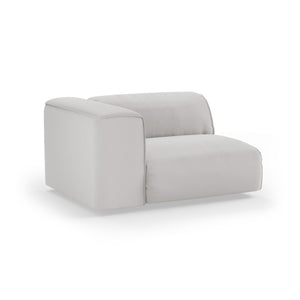 HKliving Flake bank left 1,5-seat Corduroy Rib Cream
