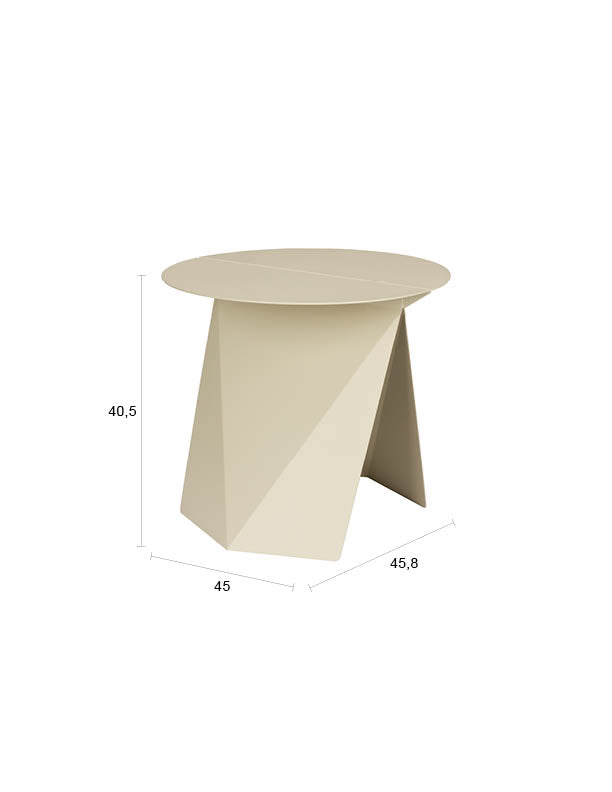 Zuiver Foldy bijzettafel Beige