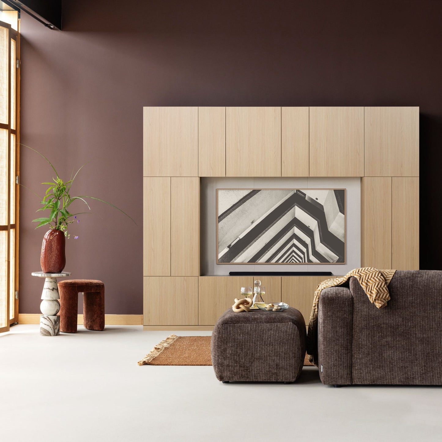 WOOOD Build tv-opbergkast Naturel