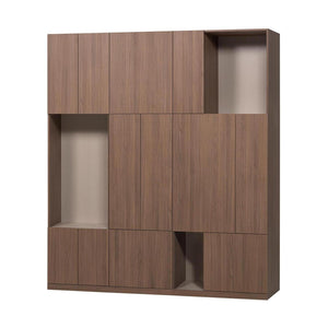 WOOOD Build wandkast 188 cm Bruin
