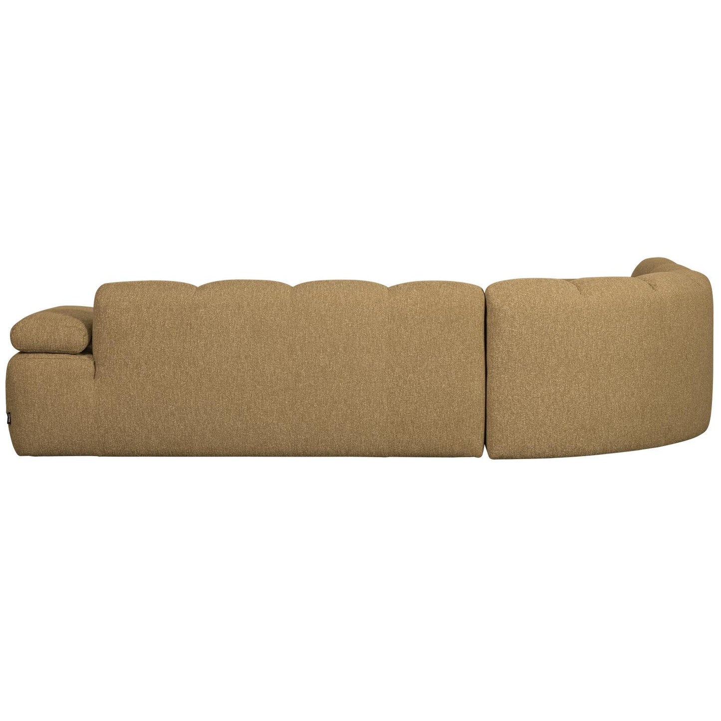 WOOOD Mojo hoekbank links boucle geel/bruin melange