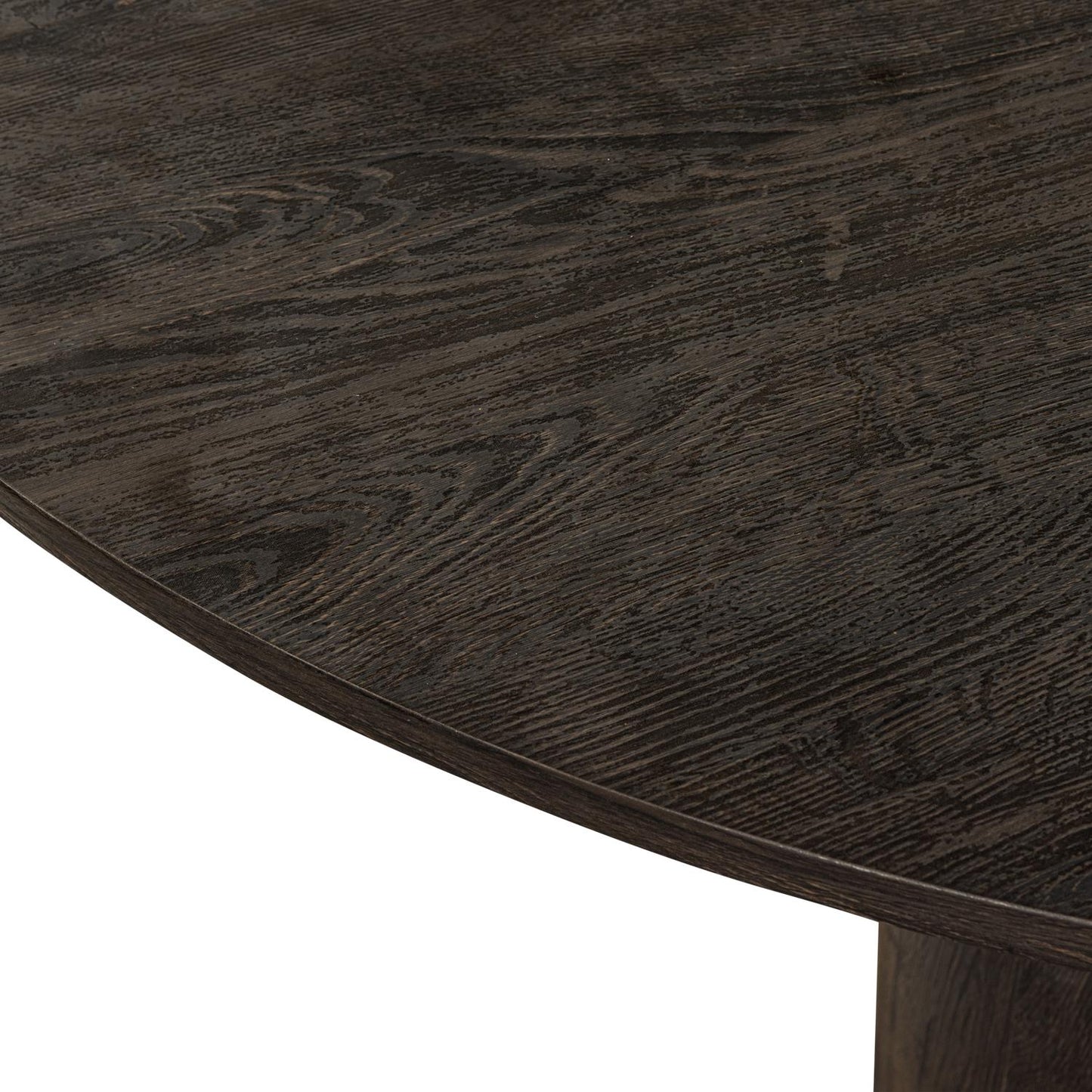 WOOOD Maan salontafel Ø100 cm Donkerbruin
