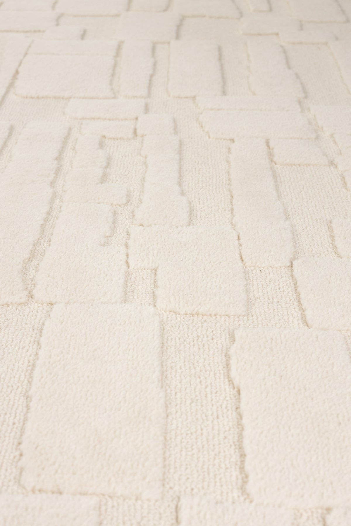 Zuiver Bricks vloerkleed ovaal 200x290 cm Grey/Beige
