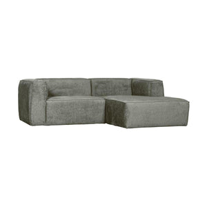 WOOOD Bean chaise longue bank rechts Structure Velvet Waterplant
