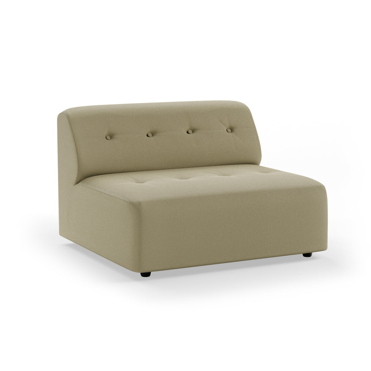 HKliving Vint bank middle 1,5-seat Knotted Sage