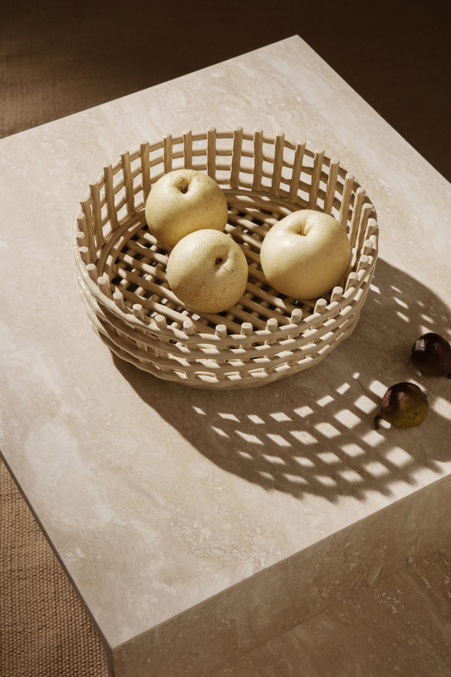 Ferm Living Ceramic Centrepiece opbergmand Cashmere