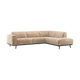 WOOOD Statement hoekbank rechts Chenille Velvet Perzikroze