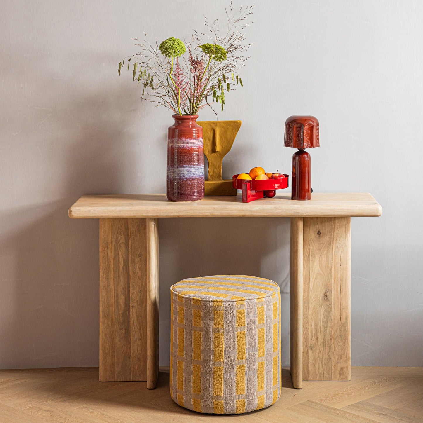 WOOOD Ato bijzettafel 135 cm Naturel