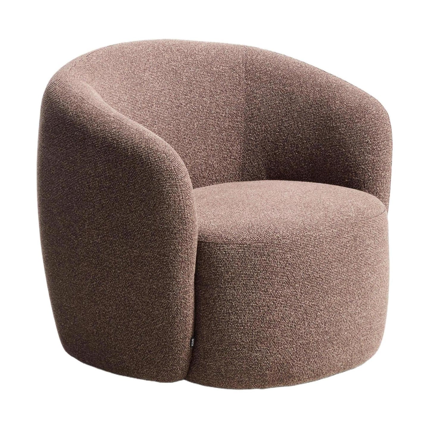 Kave Home Odenia fauteuil brandvertragende bouclé Dark brown