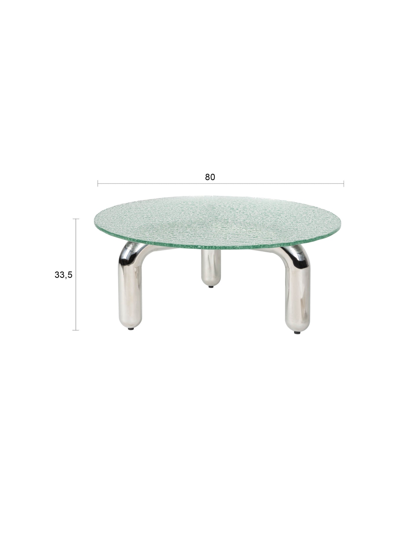 Dutchbone Marly salontafel Zilver