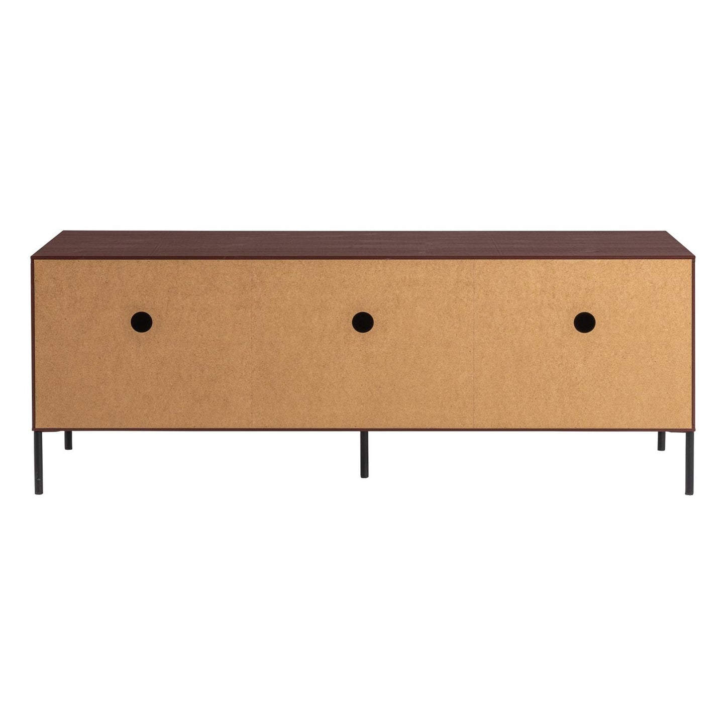 WOOOD New Gravure tv-meubel 150 cm Bordeauxrood