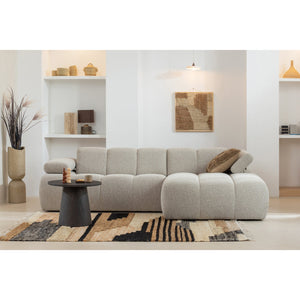 WOOOD Maan salontafel Ø80 cm Donkerbruin