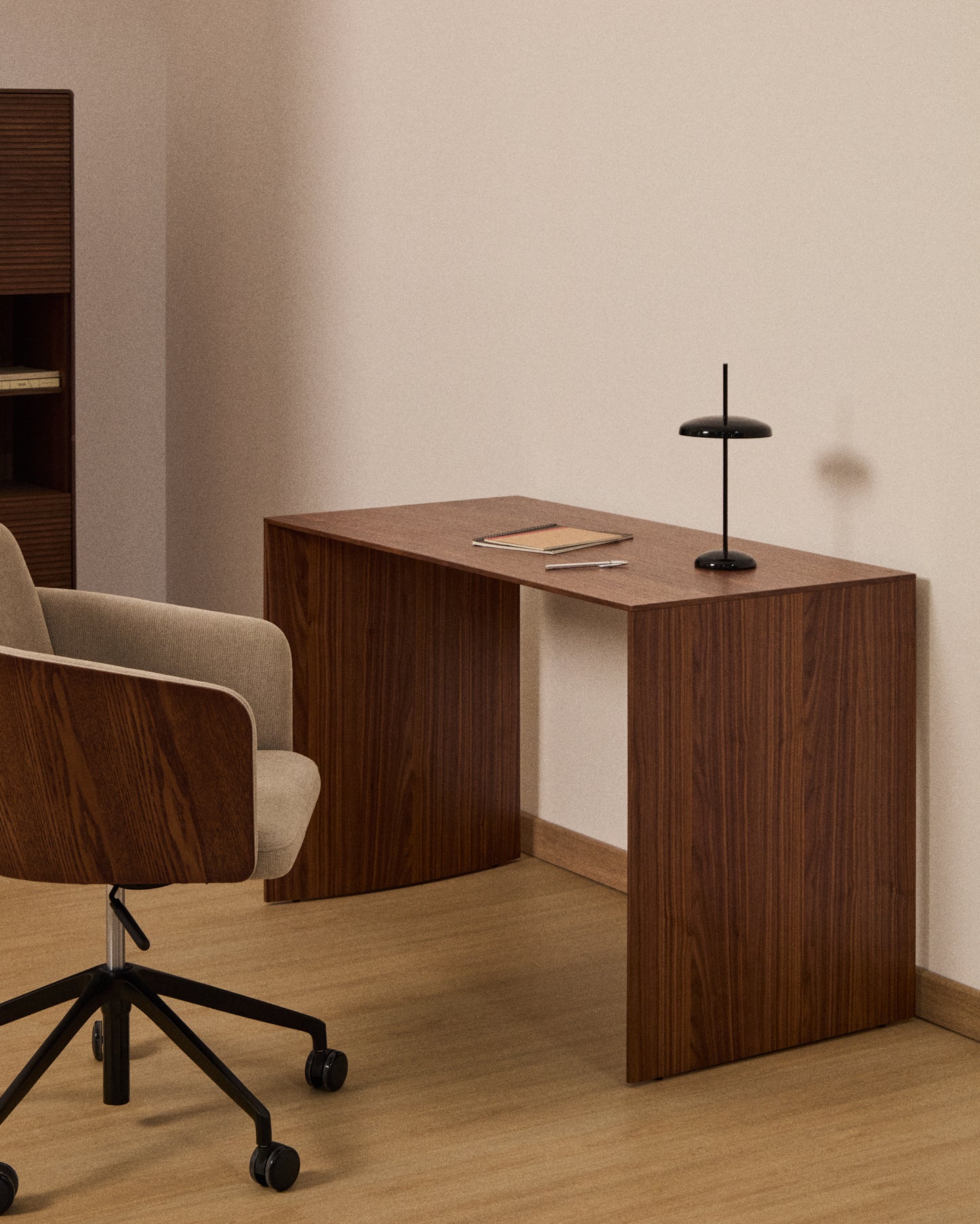 Kave Home Litto bureau Dark Brown