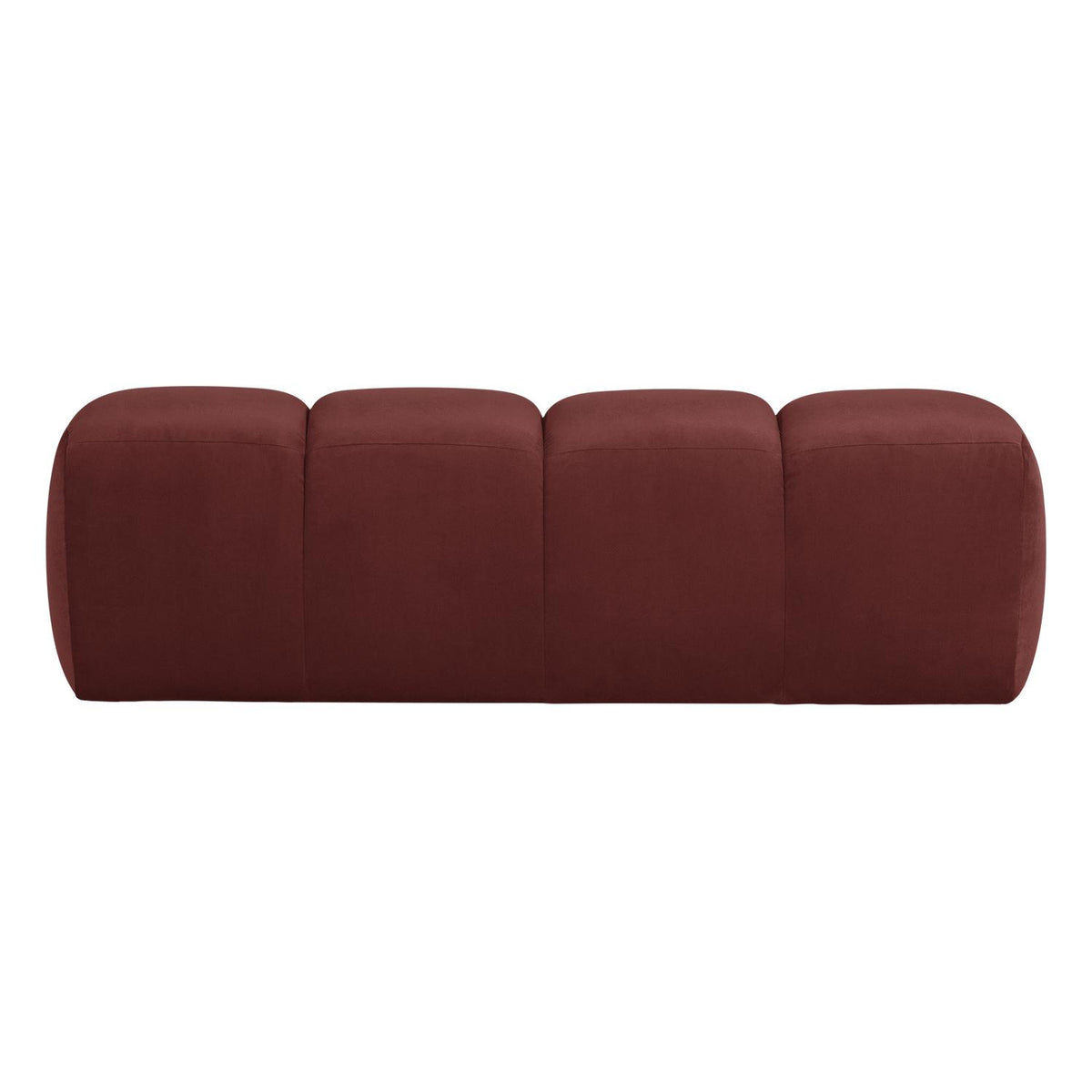 WOOOD Mojo eetbank 164 cm velvet Kastanjebruin