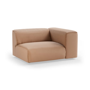 HKliving Flake bank right 1,5-seat Corduroy Rib Brown