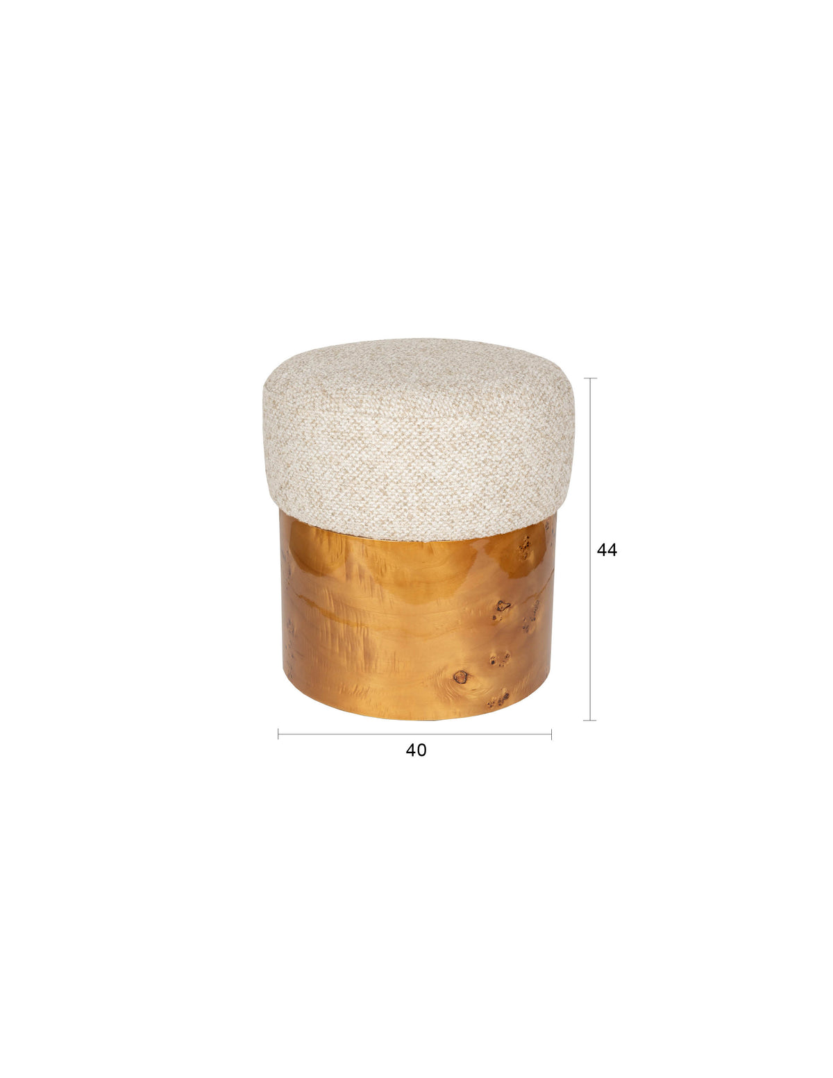 Dutchbone Burlin krukje Beige