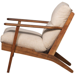 WOOOD Houston fauteuil bouclé Naturel
