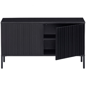 WOOOD New Gravure tv-meubel 100 cm Zwart
