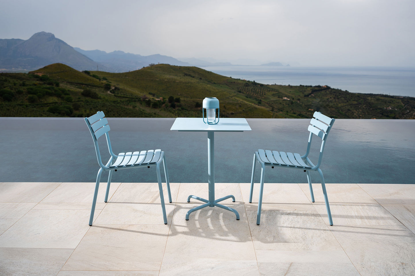 Houe Pico tuintafel 60x60 cm Beige star onderstel